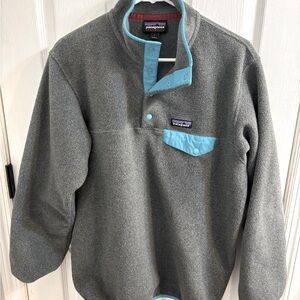 Patagonia Synchilla - Grey & Teal